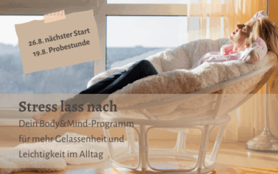Gruppenkurs: Stress lass nach Aug./Sep. 2025
