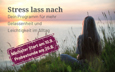 Gruppenkurs: Stress lass nach